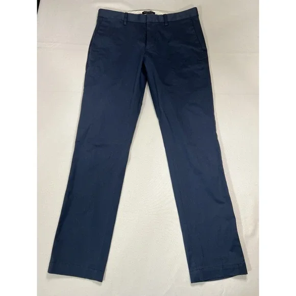 Banana Republic Fulton Pants 32 X 32 Skinny Chino Blue Work Career Capsule