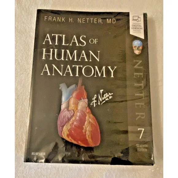 Netter Basic Science Series Atlas of Human Anatomy Frank H. Netter 7th Ed NEW