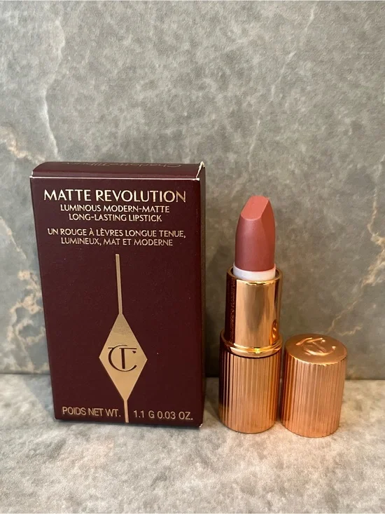 5/$25 Charlotte Tilbury Matte Revolution Pillow Talk Long-Lasting Lipstick Mini
