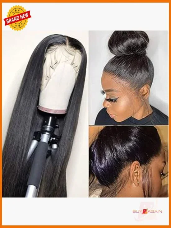 200 Density 360 Lace Front Wig Human Hair HD Transparent Pre Plucked