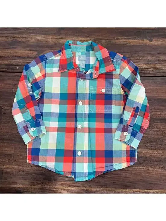 Boy’s 2T Gap Plaid Button Up Shirt