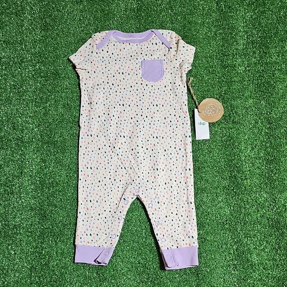 Colorful Polka Dot Baby Onesie