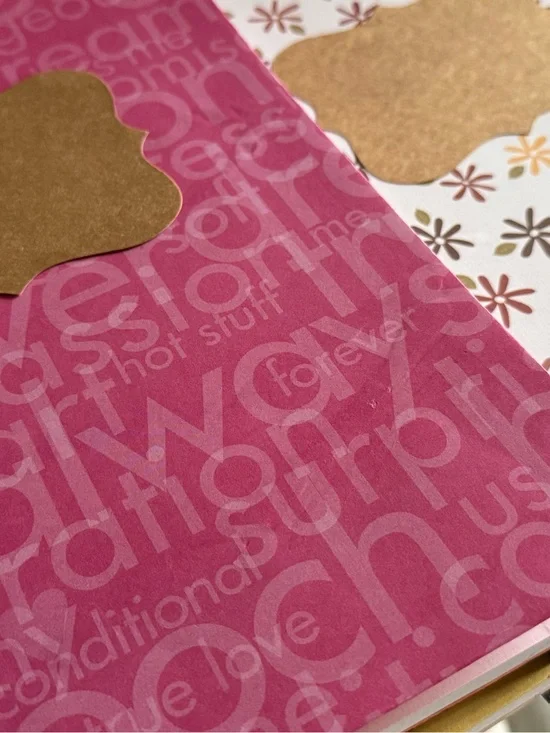 Pink Patterned Notebook