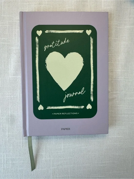 Papier x Anthropologie Painted Heart Gratitude Journal NWT