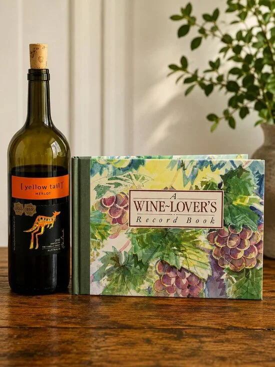 Vintage 1988 A Wine-Lover's Record Book Hardcover Wine Journal Unused UK Edition