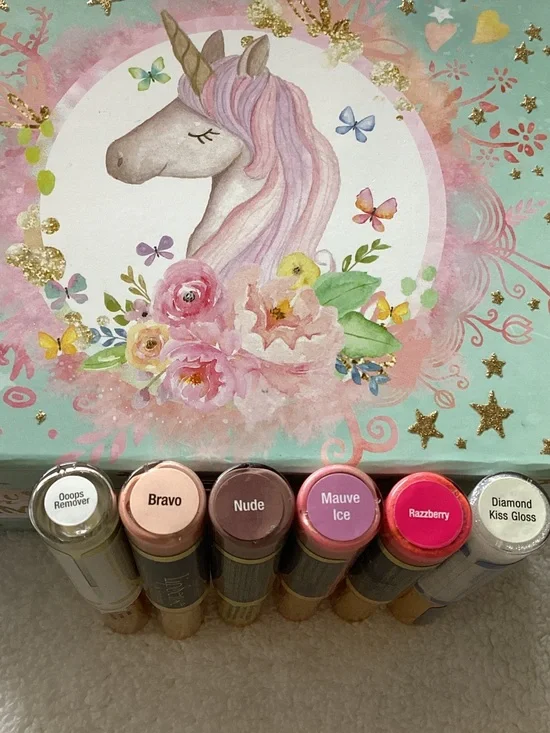 LipSense - Nude, Bravo, Mauve Ice, Razzpberry, Diamond Kiss Gloss, Oops Remover