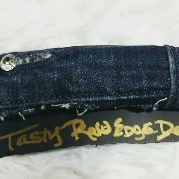 Tasty Raw Edge Denim Jules Hair Clip