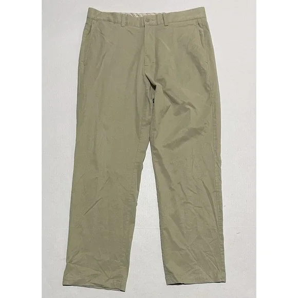 Tommy Bahama Pants Mens Size 33 X 29‎ Straight Olive Green Khaki Cotton Chino