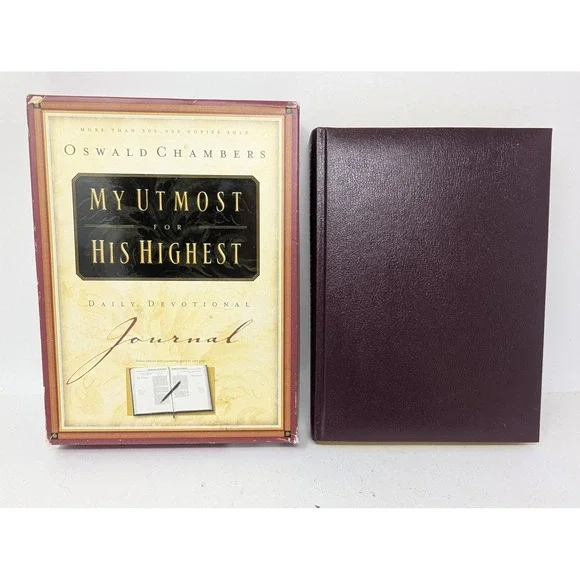 My Utmost for His Highest Devotional Journal Oswald Chambers Hardcover
