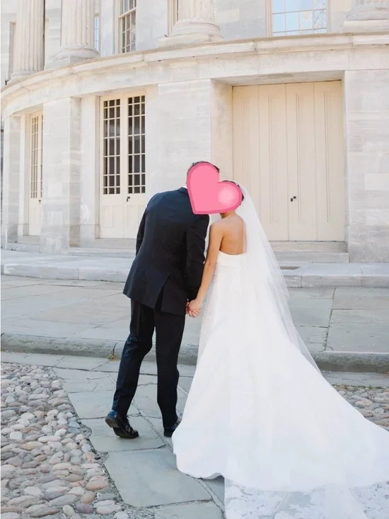 Ivory Bridal Veil w/ Blusher