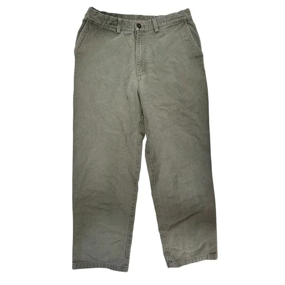 Vintage Patagonia Duck Pants Mens Size 32x28 Brown Outdoors Hiking Cotton Sz 34