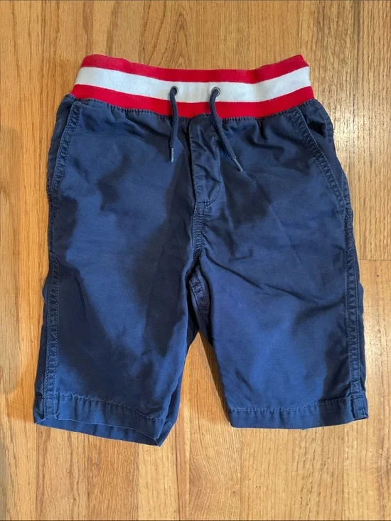 GAP Kids - SHORTS - Boy’s Size S (6/7) - Navy - Elastic Waist,  Drawcord