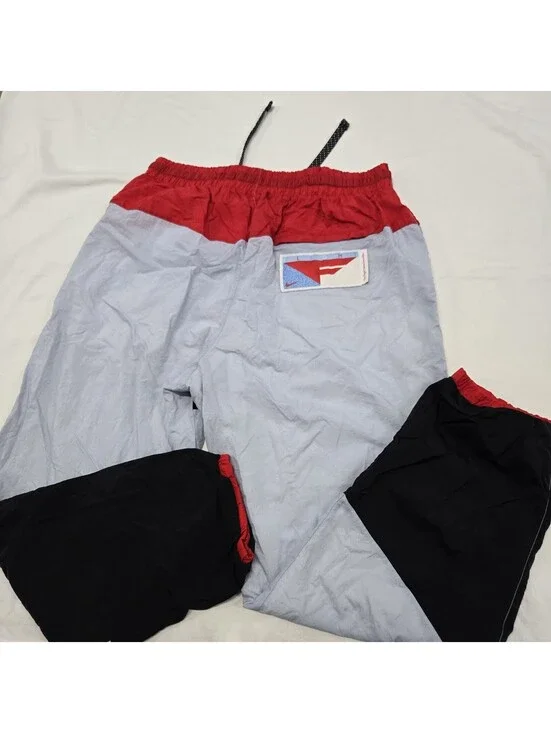 EUC Men's XL Nike Flight Series Colorblock Sweatpants Grey Black Red CN8512-436
