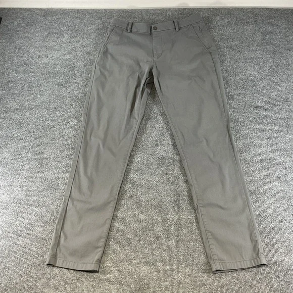 Birddogs Boom Pants Men's 32x32 Gray Stretch Performance Chino Casual Golf