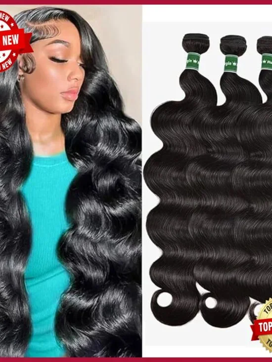 18 20 22 Inch Brazilian Virgin Hair Extensions Body Wave Double Weft