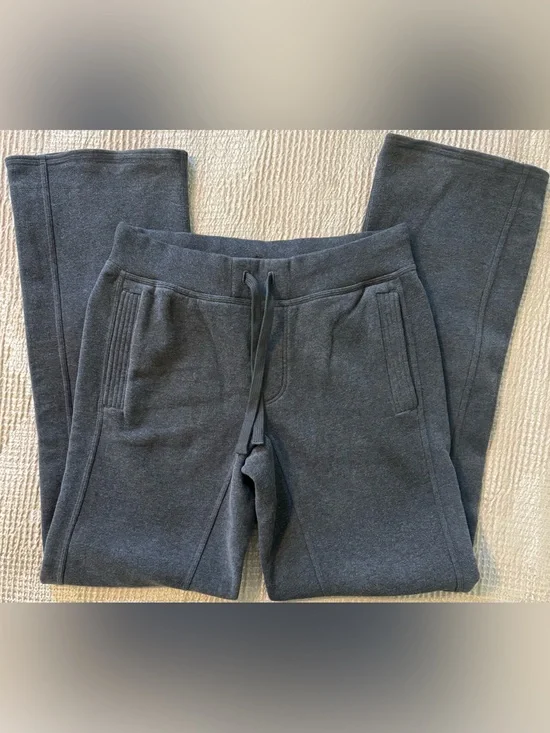 Lululemon Mens Heavyweight Fleece Sweatpants Heathered Charcoal L Tall 37”Inseam