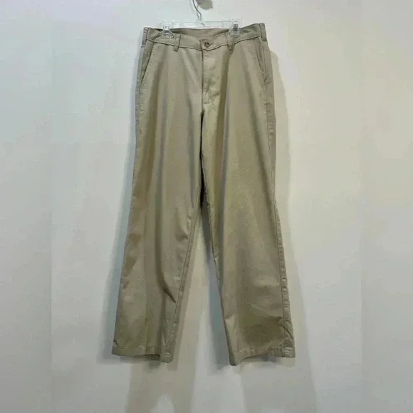 George Men’s Khaki Relaxed Fit Pants Size 30