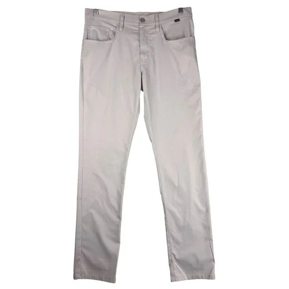 TravisMathew Open to Close Pants Mens Light Grey Golf 1MT435 32 (Fits 34x32)