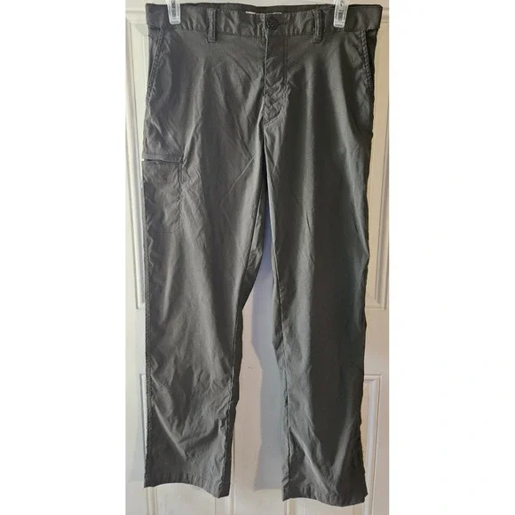 UBTECH Men's Hiking Cargo Pants Gray 34x32 Stretch Nylon Outdoor Classic Fit