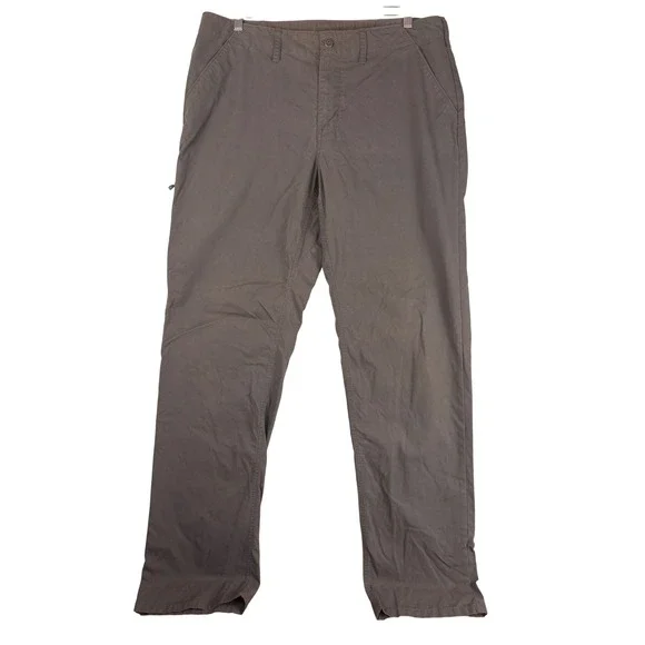 Patagonia Tenpenny Pants Mens 38 Forge Grey Organic Cotton Nylon Hiking 56846