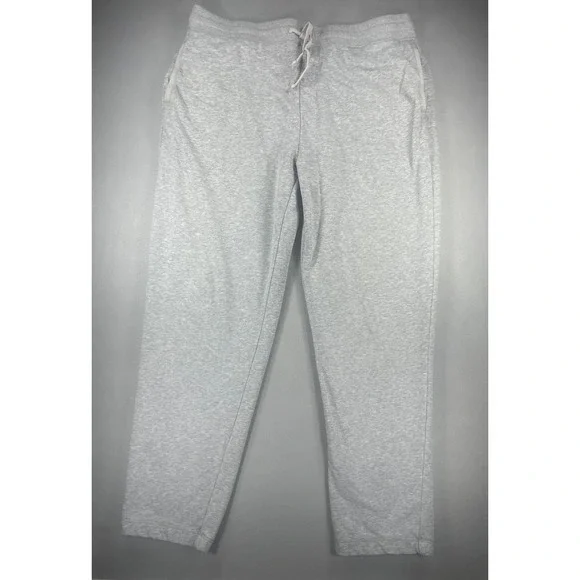 32 Degrees Heat Mens Gray Heather Jogger Pants XL Drawstring Pockets Lounge