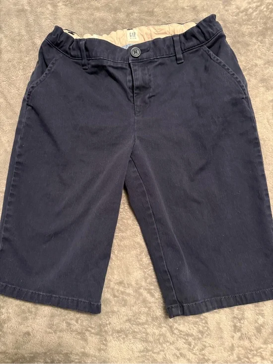 GAP Girls Navy Casual Adjustable Waist Shorts