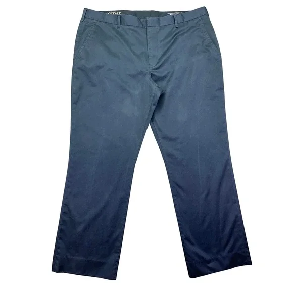 Bonobos Monday Dress Pants Straight‎ Fit Chinos Blue Cotton Blend Sz 40 Golf