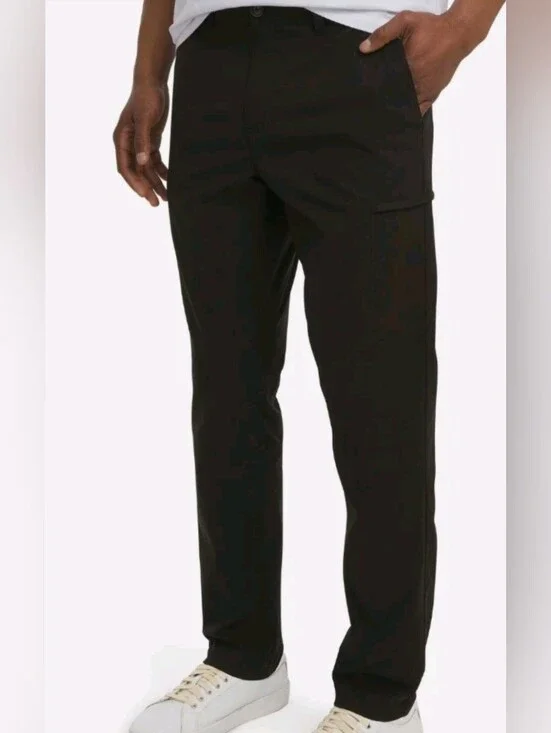 DKNY SPORTSWEAR Size 33 X 29 Black Norton Cargo Slim Fit Pants