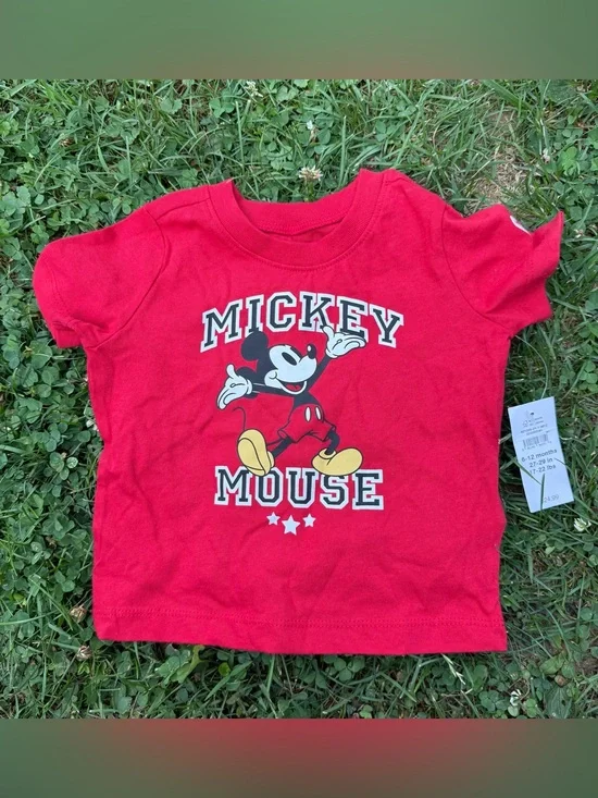 New baby boy gap Disney Mickey Mouse shirt