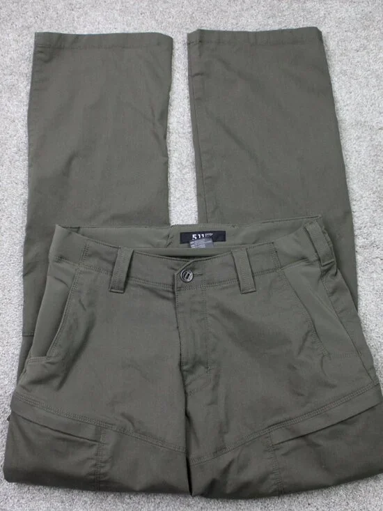 5.11 Tactical Apex Pants Men 32x32 Green Cargo Flex-Tac Stretch Canvas 10 Pocket