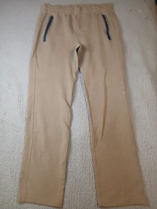 Old Navy Mens Joggers Pants Medium Brown 4 Way Stretch Straight  Drawstring