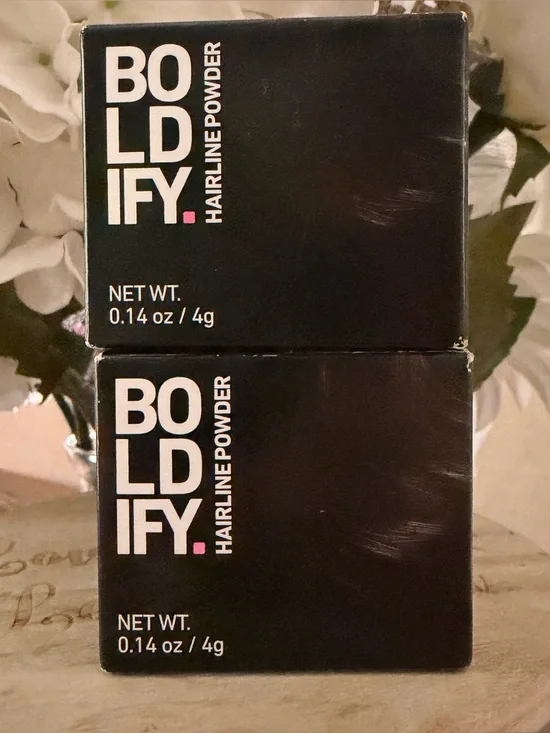 Lot of 2 Boldify Dark Brown Hairline Powder .14 oz each