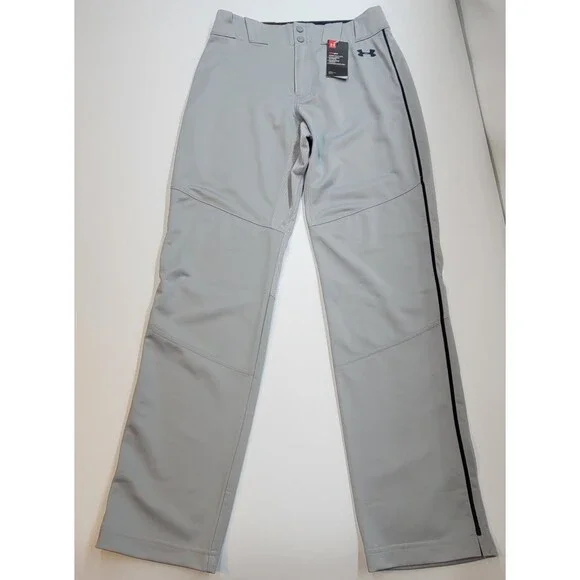 NWT Under Armour Men's Medium Gray Relaxed Fit Baseball Pants Athletic