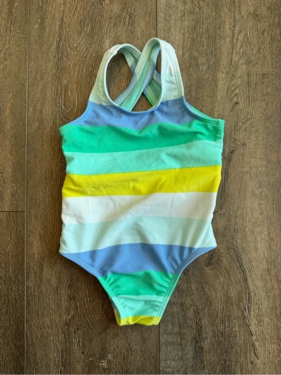GAP Striped One-Piece Swimsuit Baby Size 12-18 Months