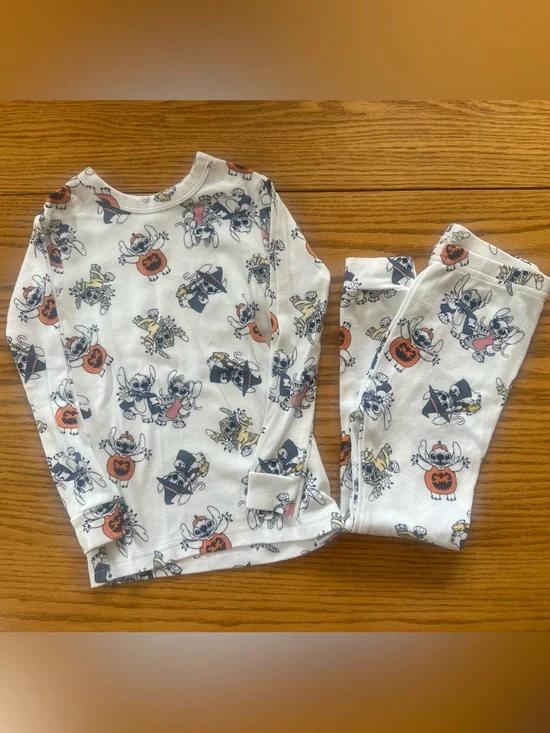 Baby GAP Lilo & Stitch Halloween Organic Cotton Pajama Set Size 4