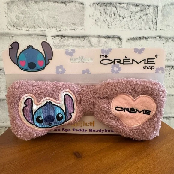 New! The Creme Shop & Disney Stitch plush teddy headband- limited edition