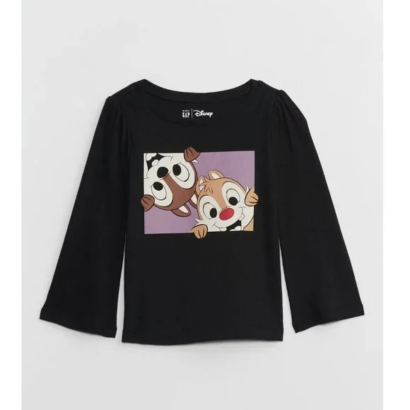 babyGap × Disney Chip 'n Dale Graphic Long Sleeve T-Shirt