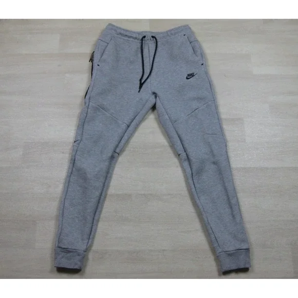 Nike Tech Fleece Joggers Men's (M) Gray Sweatpants Tapered Athletic HV0959-063