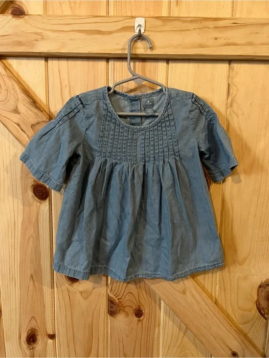 Gap Chambray Top 100% Cotton