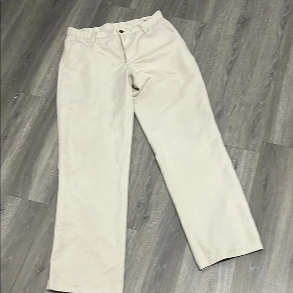 Adidas Cream Chinos Classic Straight-Leg