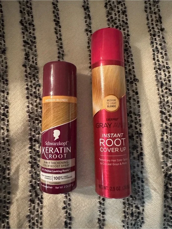 Schwarzkopf Keratin Root & Gray Away Instant Root Cover Up - Medium Blonde