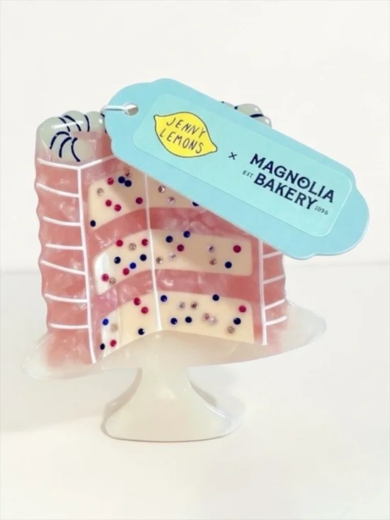 Jenny Lemons x Magnolia Bakery Confetti Cake Hair Claw Clip NWT