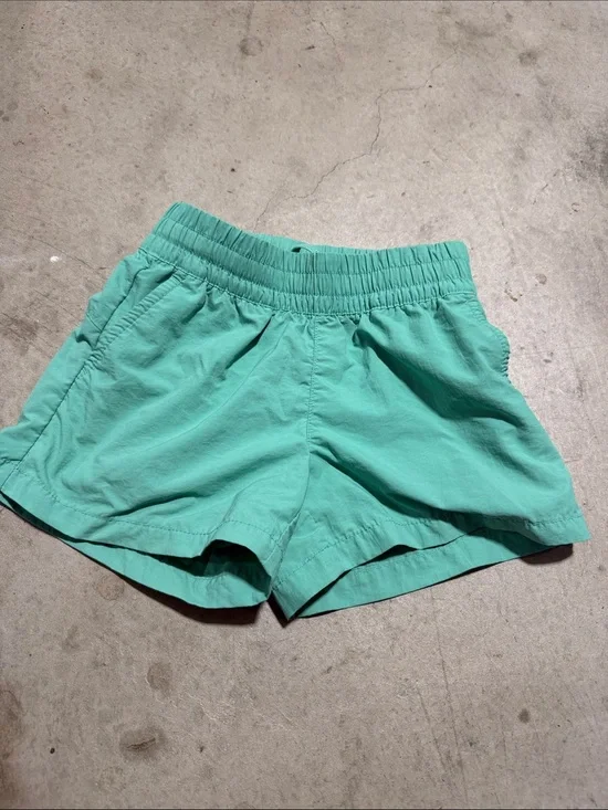 GAP Kids Girls Teal Elastic-Waist Casual Shorts