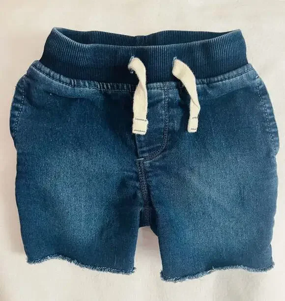 Gap Denim Toddler Pull-On Raw Hem Jean Shorts