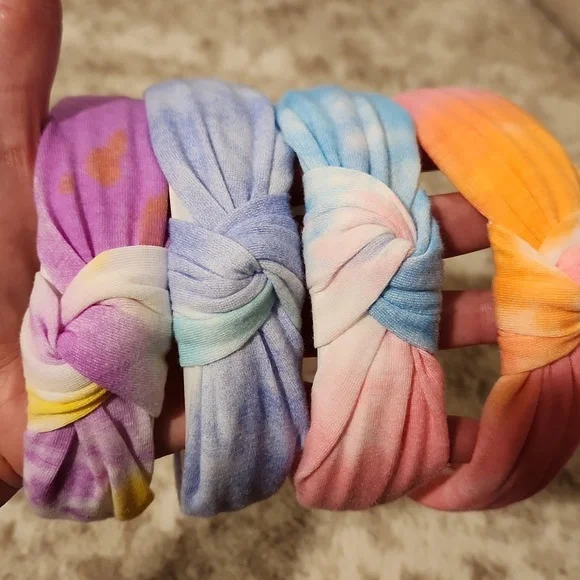 NWOT Tye dye headband 4 pack