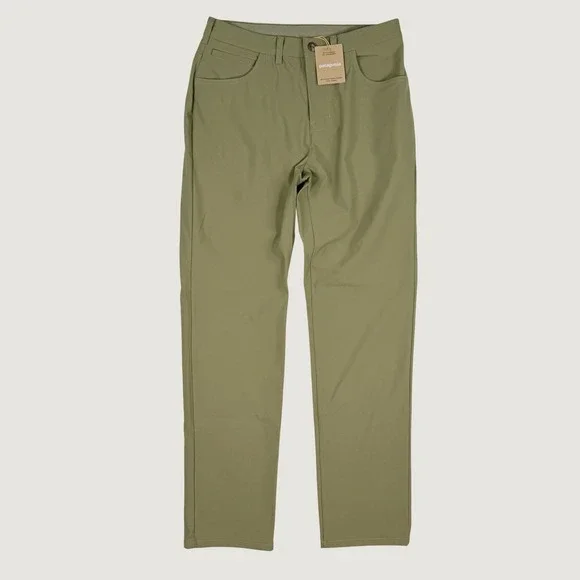 Patagonia Transit Traveler 5-Pocket Pant Size 30 Mens Sage Khaki NEW