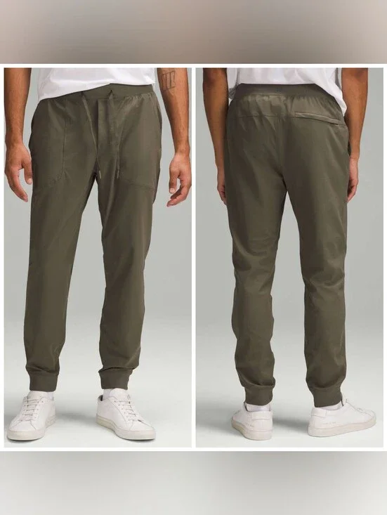 Lululemon ABC Men's Skinny-Fit Joggers, Army Green, XL, Lululemon Sweatpants