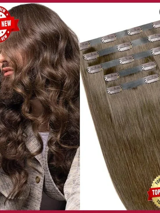 Human Hair Clip-in Extensions 16