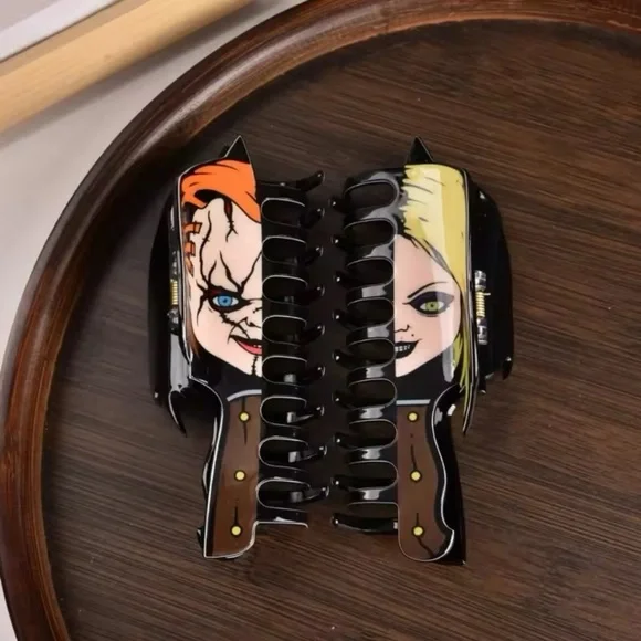 Chucky Bride of Chucky Halloween Hair Clip/ claw
