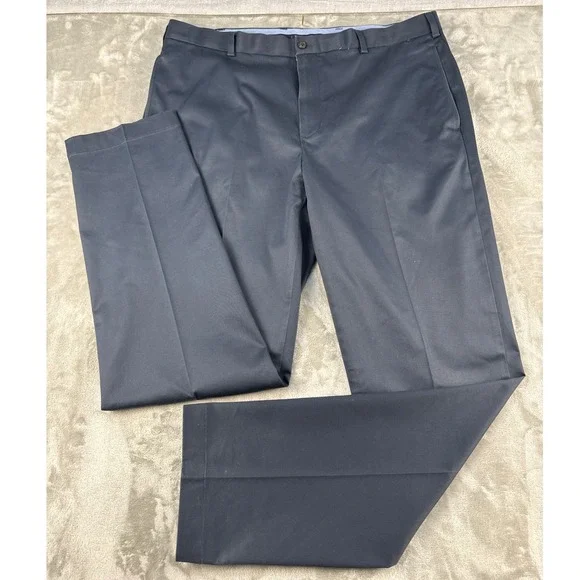 Brooks Brothers Advantage Chino Clark Fit Navy Blue Pants Mens 40x34 Lightweight